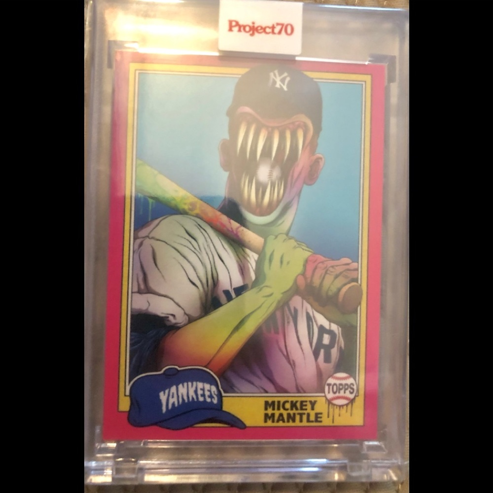 Mickey Mantle tops project 70 baseball card